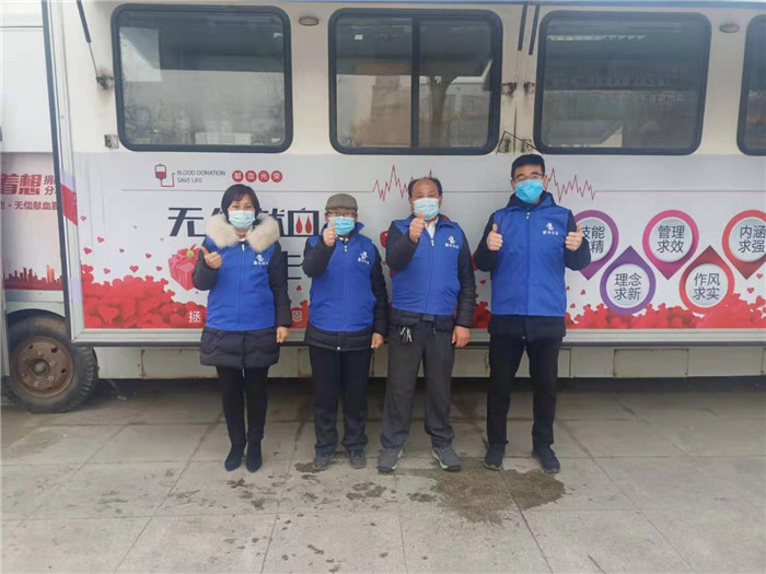 省经济技术协作促进会衡水分会志愿者献血支援省会战疫情